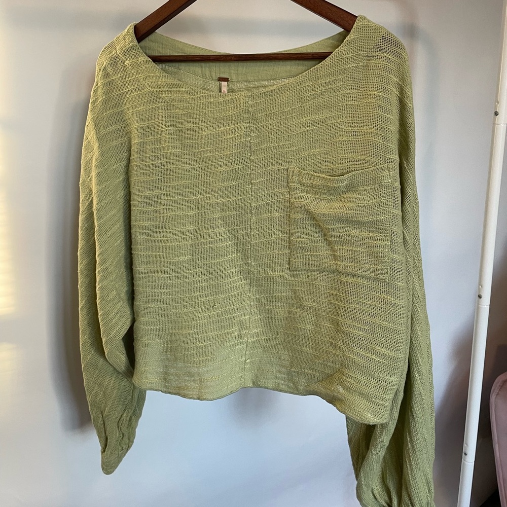 Free People Long Sleeve Blouse